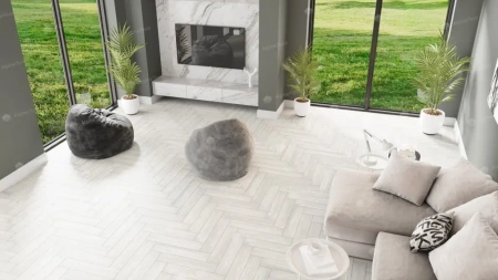 SPC ламинат Alpine Floor Parquet Light ECO 13-4 MC Дуб Арктик толщина 0.4 см 43 класс 600х125