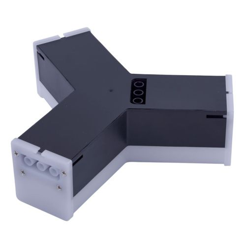 Линейный модульный светильник Y-образный Uniel ULO ULO-N11Y-10W/6500K IP40 BLACK - фото 2