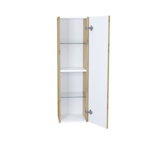 Шкаф-пенал IDDIS Bild BIL30V0i97 30х32х109 подвесной цвет дуб - фото 3