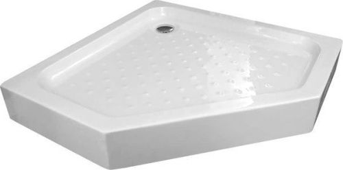 Душевой поддон акриловый Gemy ST11T 100х100 белый с ножками и каркасом