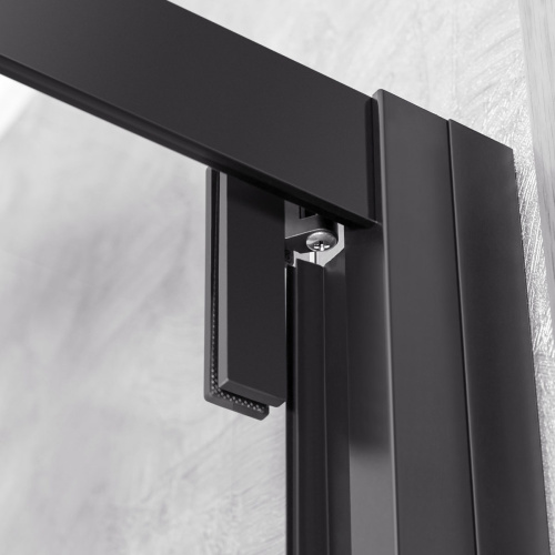 Душевой уголок Vincea Stile VSS-2ST9090CLB-R 90х90 стекло прозрачное профиль черный - фото 2
