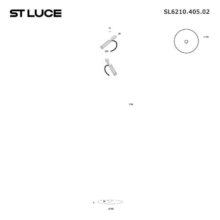 Торшер ST Luce Lilt (Лилт) SL6210.405.02