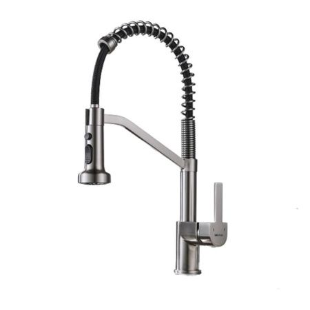 Смеситель для кухни Shevanik S963L на мойку сатин