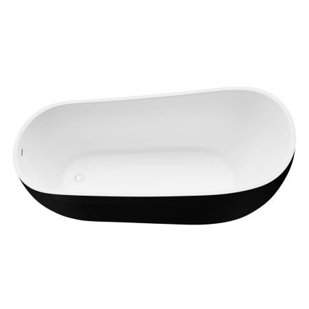 Ванна акриловая Grossman Galaxy GR-1403MB 170х75 отдельностоящая овальная с ножками