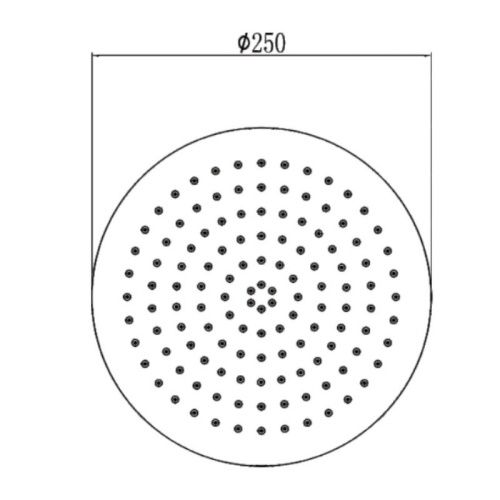 Верхний душ Savol S-YDP02H черный - фото 3