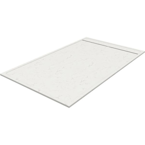 Душевой поддон IBX Zale PDZ070180B/BLANCO VERONA 180х70 натуральный камень белый