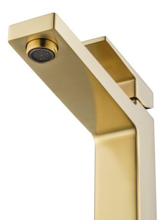 Смеситель для раковины Wonzon & Woghand Cube 2.0 WW-88019068-BG на столешницу золото