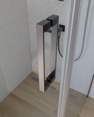 Душевой уголок Cezares SLIDER SLIDER-AH-1-100-70/80-C-GM 100х70 стекло прозрачное профиль оружейная сталь без поддона