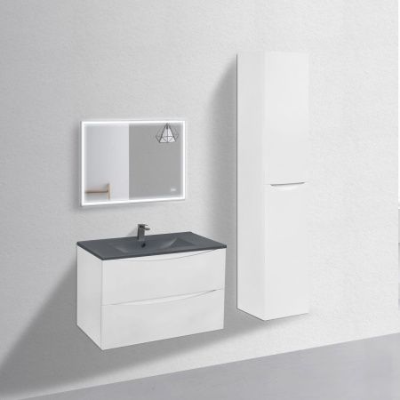 Тумба под раковину Vincea Mia VMC-2MC800GW 80х50 подвесная цвет белый
