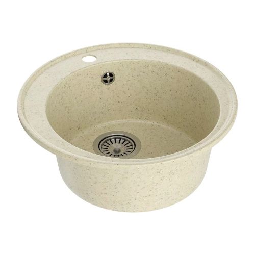 Кухонная мойка Maretti KT475-BE 48х48 цвет бежевый поверхность матовая - фото 4