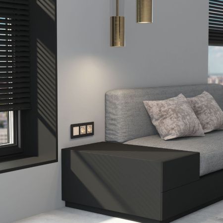 Рамка на 3 поста Werkel AluMax (АлуМакс) 4690389204074