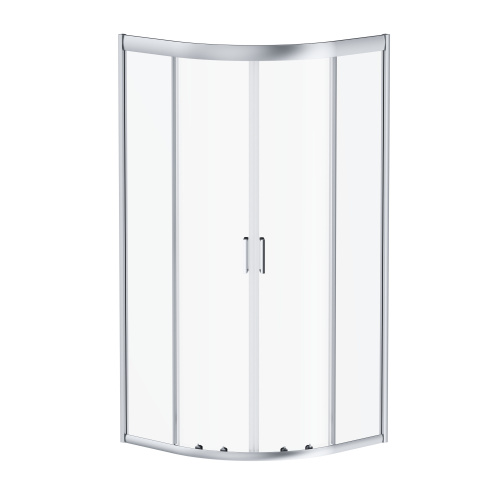 Душевой уголок Damixa Skyline DX35WG-301-090MT 90х90 стекло прозрачное профиль хром матовый без поддона - фото 2