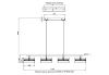 Светильник подвесной Crystal Lux Myself (Мыселф) MYSELF SP40W LED