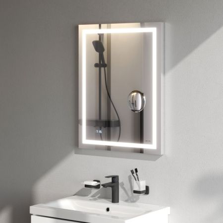 Зеркало с подсветкой Am.Pm Gem M91AMOX0553WG 60х70 подвесное