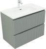 Тумба под раковину Aquanet Джейн (Flat) 00335434 80х50 подвесная цвет серый