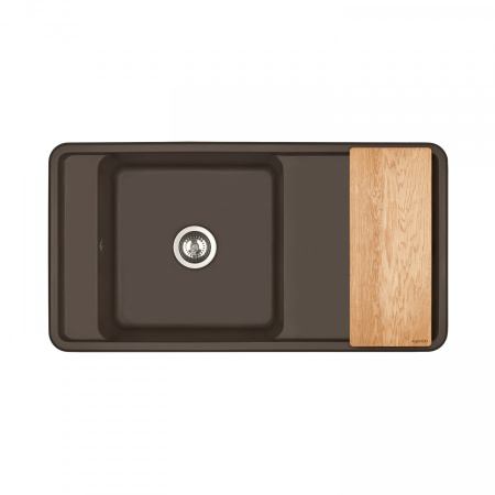 Кухонная мойка Aquaton Беллис 1A725132BS280 97х51 цвет коричневый