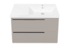Тумба с раковиной La Fenice Elba TWIN NFNC-01-ELB-C-90-2-3-90-2R 90х50 подвесная цвет бежевый