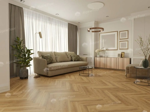 SPC ламинат Alpine Floor Parquet Light ECO 13-30 MC Дуб Буна толщина 0.4 см 43 класс 600х125 - фото 3
