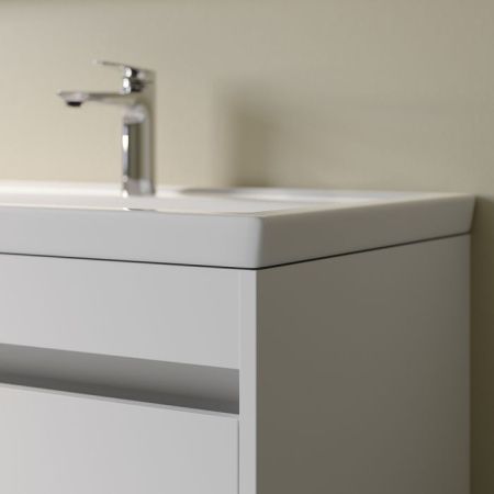 Тумба с раковиной Iddis Zodiac X ZDX80WNi95K 80х50 подвесная цвет белый