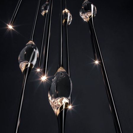 Светильник подвесной Delight Collection Pezzo (Пеззо) OM82111-12 pearl black