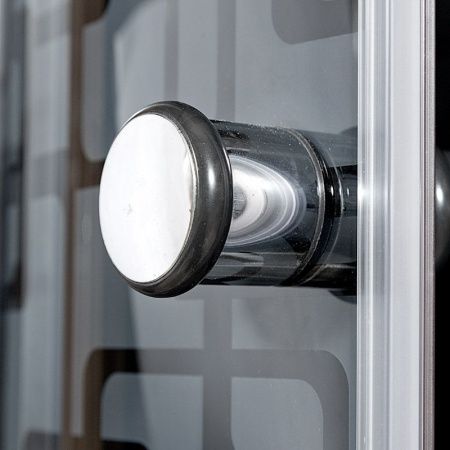 Душевая кабина AvaCan BM1590BLACK 90х90 четверть круга с крышей ориентация универсальная