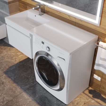 Тумба с раковиной Uperwood Magenta 51930205153 120х50 цвет белый