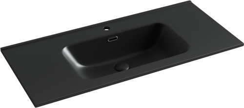 Раковина Ceramica Nova ELEMENT 101 см CN7003MB накладная цвет черный матовый - фото 2