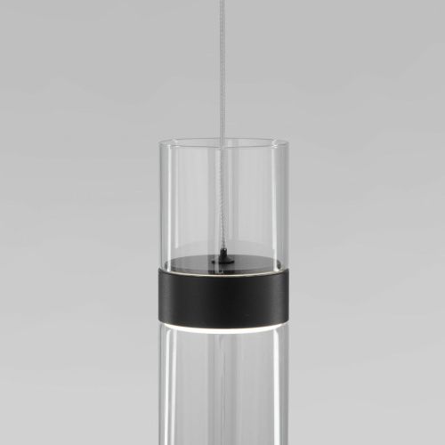 Светильник подвесной Eurosvet Lumen (Лумен) 50244/1 LED черный/прозрачный - фото 3