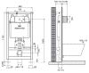 Инсталляция для подвесного унитаза Oli OLI Pure 880785/152978