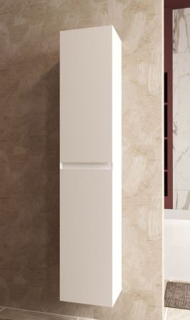 Шкаф-пенал Эстет Malta ФР-00007061 40х170 подвесной цвет белый