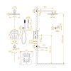 Душевая система RGW Shower Panels 511408370-01 встраиваемая в стену цвет хром