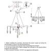 Люстра подвесная Omnilux Batelli (Бателли) OML-52903-08