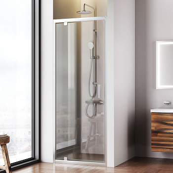 Душевая дверь Am.Pm Gem W90G-80-1P-MT 80х195 стекло прозрачное профиль хром матовый