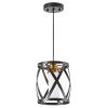 Светильник подвесной Lumina Deco Astila (Астила) LDP 1242-1 BK+MD