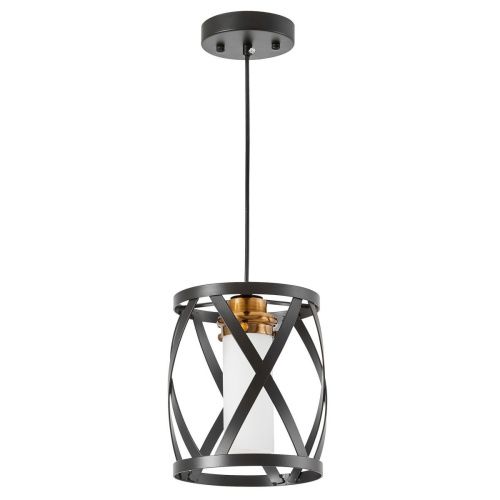 Светильник подвесной Lumina Deco Astila (Астила) LDP 1242-1 BK+MD - фото 3