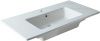 Раковина керамическая Allen Brau Fantasy 4.11013.20 90х50 полувстраиваемая цвет белый 1 отверстие под смеситель