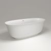 Ванна из искусственного камня Plumberia Selection Seta SETA 170BO 170х75 отдельностоящая овальная с ножками