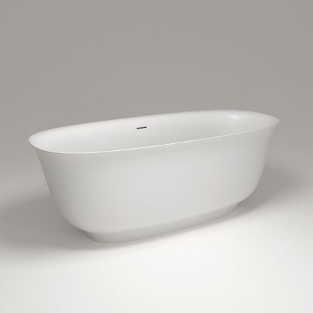 Ванна из искусственного камня Plumberia Selection Seta SETA 170BO 170х75 отдельностоящая овальная с ножками