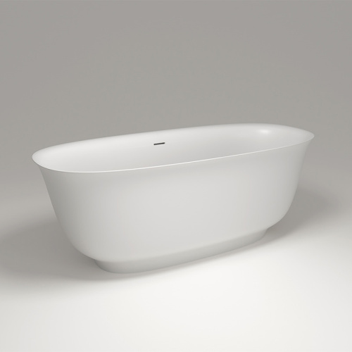Ванна из искусственного камня Plumberia Selection Seta SETA 170BO 170,5x75 отдельностоящая овальная - фото 3