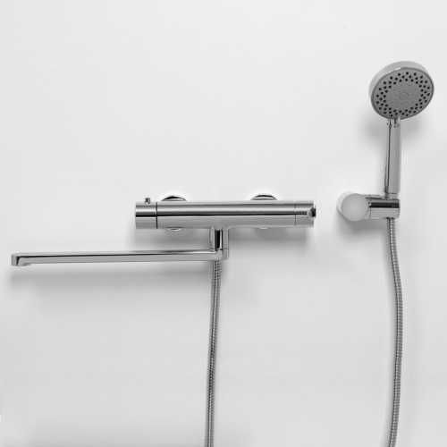 Смеситель для ванны WasserKRAFT Berkel 4800 4802L настенный хром - фото 2