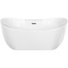 Ванна акриловая Sancos Jazz FB17 170х80 отдельностоящая овальная с каркасом