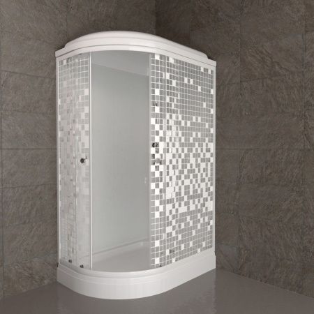 Душевая кабина Тритон Коралл Щ0000061818 120х80 асимметричная с крышей ориентация правая