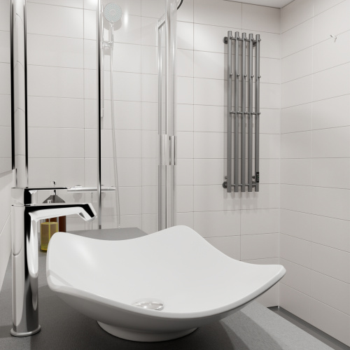 Полотенцесушитель Altasan АргоЛюкс АргоЛюкс12027Г подвесной 27х120 электрический графит - фото 2