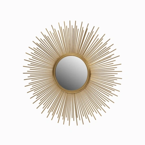 Зеркало в ванную Cosmo Falk MHC-10512 56х56 цвет золото - фото 2