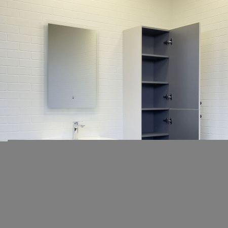 Тумба с раковиной Comforty Ереван 00-00017879CF 60х50 подвесная цвет серый