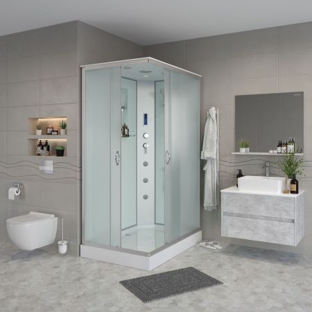 Душевая кабина Niagara Classic 439753QF 90х70 прямоугольная с крышей ориентация универсальная