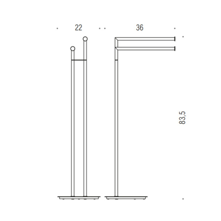 Стойка Colombo Mini B4038.HPS1