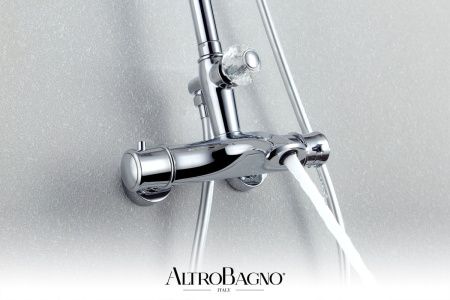 Душевая стойка AltroBagno Beatrice AltroBagnoBeatrice030406Cr настенная цвет хром