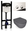 Комплект унитаз с инсталляцией Valsir KIT VSCR 7334GM Slim P4