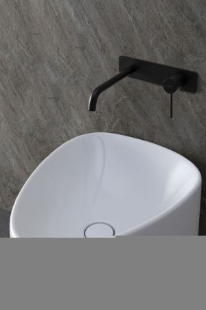 Раковина керамическая Allen Brau Infinity 4.21016.20 60х40 напольная цвет белый без отверстий под смеситель